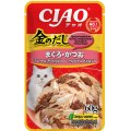 Inaba Ciao Kinnodashi / Паучи Инаба для кошек Тунец Магуро и тунец Кацуо (цена за упаковку)