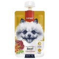 Wanpy / Лакомство Ванпи для собак Мясной мусс из Говядины и моркови с горохом