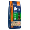 Brit Premium Dog Adult Sport 5000 / Полнорационный сухой корм Брит для взрослых собак всех пород с высокими затратами энергии Курица