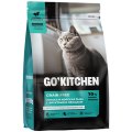 GO KITCHEN Grain Free Salmon&Seafish / Сухой Беззерновой корм Гоу Китчен для Котят и кошек всех возрастов Лосось Морская рыба Фрукты и Овощи