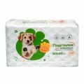 Доброзверики Сухие лапки / Подстилки гелевые впитывающие для животных 30шт