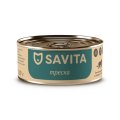 Savita / Влажный корм Консервы Савита для кошек всех возрастов Треска (цена за упаковку)