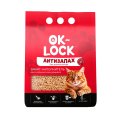 Ok-Lock / Наполнитель Ок-Лок растительный комкующийся для кошачьего туалета Антизапах