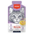 Wanpy Meat Broth / Влажный корм Ванпи для кошек Бульон с Уткой  (цена за упаковку)