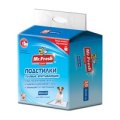 Mr.Fresh Expert Regular / Подстилки Мистер Фреш Гелевые впитывающие с Липкими фиксаторами
