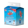 Mr.Fresh Expert Regular / Подстилки Мистер Фреш Гелевые впитывающие с Липкими фиксаторами