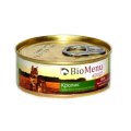 BioMenu Adult Консервы для Кошек мясной паштет с Кроликом
