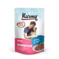 Karmy Mini Sensitive / Паучи Карми для взрослых собак Мелких пород с Чувствительным пищеварением Лосось в соусе (цена за упаковку)