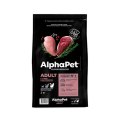AlphaPet Superpremium / Сухой корм АльфаПет для кошек Крупных пород с Уткой и цыпленком