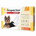 Inspector Quadro С / Капли Инспектор от Внешних и Внутренних паразитов для собак весом от 1 до 4 кг