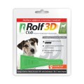 Rolf Club 3D / Капли Рольф Клуб от Клещей и Блох для собак весом 4-10 кг