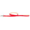 CoLLaR Brilliance / Поводок Колар для собак Кожаный Двойной без украшений 122см х 25мм