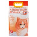 Сибирская Кошка / Наполнитель для кошачьего туалета Оптима Комкующийся