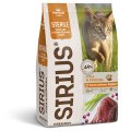 Sirius / Сухой корм Сириус для Стерилизованных кошек Утка и клюква