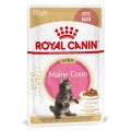 Royal Canin Breed Kitten Maine Coon / Влажный корм (Консервы-Паучи) Роял Канин для Котят породы Мэйн Кун в возрасте до 15 месяцев (цена за упаковку)