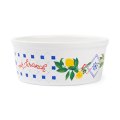 Mr.Kranch / Миска фарфоровая Мистер Кранч для собак и кошек Лимоны Белая