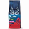 Monge Dog BWild Low Grain Adult All Breeds Deer / Сухой Низкозерновой корм Монж Бивайлд для взрослых собак всех пород мясо Оленя