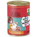 Zillii / Консервы Зилли для взрослых собак с Говядиной и потрошками (цена за упаковку)
