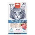 Wanpy Creamy Treat / Лакомство Ванпи для кошек Нежное пюре из Тунца с ягодами