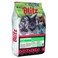 Blitz Sensitive Sterilised Duck / Сухой корм Блиц для взрослых и пожилых стерилизованных кошек при Чувствительном пищеварении и Избыточном весе с Уткой