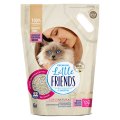 Little Friends Tofu Natural / Наполнитель Литтл Френдз для кошачьего туалета Комкующийся растительный без запаха