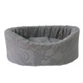 Homepet / Лежак Хоумпет для домашних животных Велюр Абстракция Серый