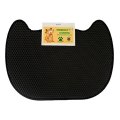 Homecat Eva / Коврик Хоумкэт для кошачьего туалета Двойной Фигурный Серый