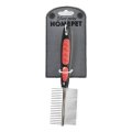 Homepet Silver Series / Расческа Хоумпет Металлическая двухсторонняя 49 зубьев