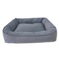 Homepet Silver / Лежак Хоумпет для домашних животных Микровелюр Серый