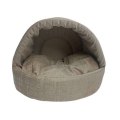 Homepet Indigo latte / Домик эстрада Хоумпет для домашних животных Бежево-золотистый