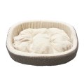 Homepet / Диванчик Барашек коричнево-кремовый
