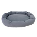 Homepet Silver / Лежак Хоумпет для домашних животных Микровелюр Серый
