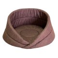 Homepet Релакс Leather №2 / Лежак Хоумпет для домашних животных 55 см х 55 см х 27 см лежак Микровелюр