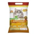Homecat Ecoline / Комкующийся наполнитель Хоумкэт для кошачьего туалета Кукурузный
