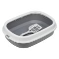 Homecat Frost Touch / Туалет Хоумкэт для кошек с низким бортом и совком смоки