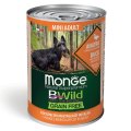 Monge Dog BWild Grainfree Adult Mini Duck / Консервы Беззерновые Монж для взрослых собак Мелких пород Утка тыква цукини (цена за упаковку)