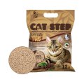 Cat Step Tofu Latte / Комкующийся растительный наполнитель Кэт Степ для кошачьего туалета с ароматом Кофе