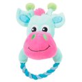 Zolux Puppy / Игрушка Золюкс для Щенков Корова с кольцом Плюш