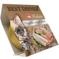 Best Dinner Holistic / Консервы Бест Диннер Холистик Стерилизованных кошек Мясные волокна в желе Индейка с Белой рыбой (цена за упаковку)