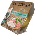Best Dinner Holistic / Консервы Бест Диннер Холистик Стерилизованных кошек Мясные волокна в желе Индейка с Кальмарами (цена за упаковку)