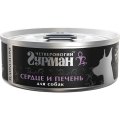 Четвероногий Гурман Platinum Line / Консервы Платиновая линия для собак Сердце и печень в желе (цена за упаковку)