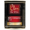 Clan De File / Консервы Клан для кошек Говядина (цена за упаковку)