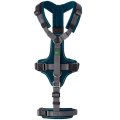 Hunter Safety Maldon / Шлейка Хантер для собак с ручкой нейлон Сине-зеленая серая