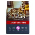 Mr.Buffalo Adult Sensitive / Сухой корм Мистер Бафало для кошек с Чувствительным пищеварением Индейка