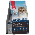 Blitz Sensitive Sterilised Salmon / Сухой корм Блиц для взрослых стерилизованных кошек при Чувствительном пищеварении с Лососем