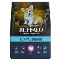 Mr.Buffalo Puppy & Junior / Сухой корм Мистер Бафало для Щенков и Юниоров Индейка