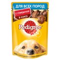Pedigree / Паучи Педигри для взрослых собак всех пород с Говядиной в соусе (цена за упаковку)