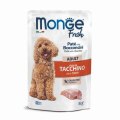 Monge Fresh / Влажный корм Паучи Монж Фреш для взрослых собак Паштет с кусочками Индейки (цена за упаковку)