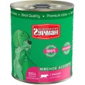 Четвероногий Гурман Мясное ассорти / Консервы для собак с Языком (цена за упаковку)