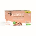 Schesir / Влажный корм Консервы Шезир для кошек Тунец лосось (цена за упаковку)